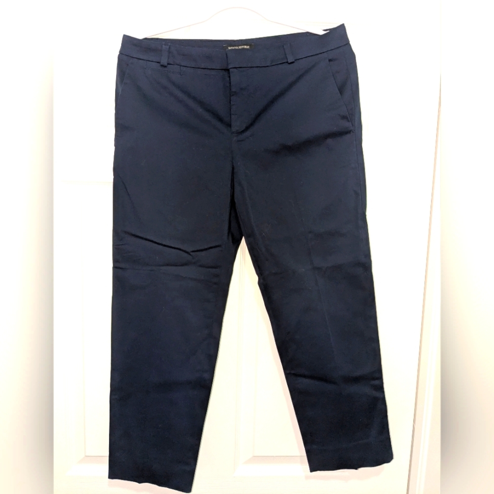 Banana Republic Navy Avalon Pant Capris
